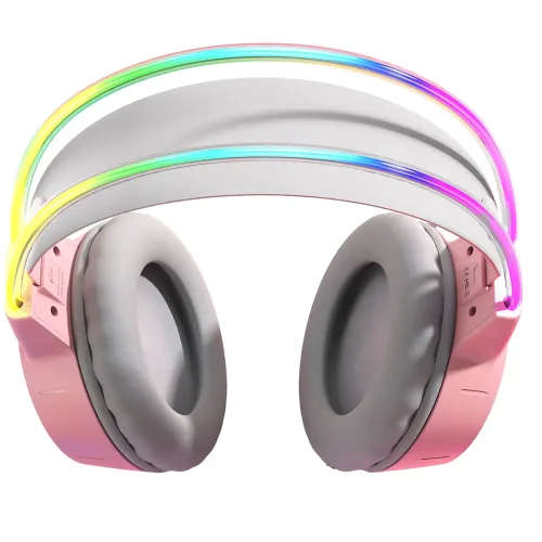 Наушники Bluetooth Hello Kitty PG-706H с RGB подсветкой, микрофоном, поддержкой карт памяти - фото 4