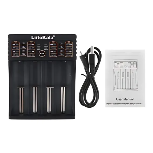 Зарядное устройство LiitoKala Lii-402 для 4-х 18650 с функцией Power Bank, 4 канала, быстрая зарядка 2А - фото 10