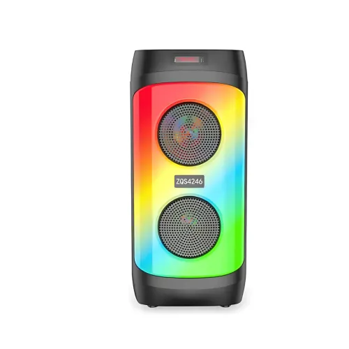 Портативна Bluetooth-колонка ZQS4246, стереозвук 30 Вт, LED-підсвітка, мікрофон, FM-радіо, еквалайзер - фото 2
