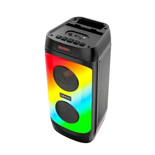 Портативна Bluetooth-колонка ZQS4246, стереозвук 30 Вт, LED-підсвітка, мікрофон, FM-радіо, еквалайзер - фото 5
