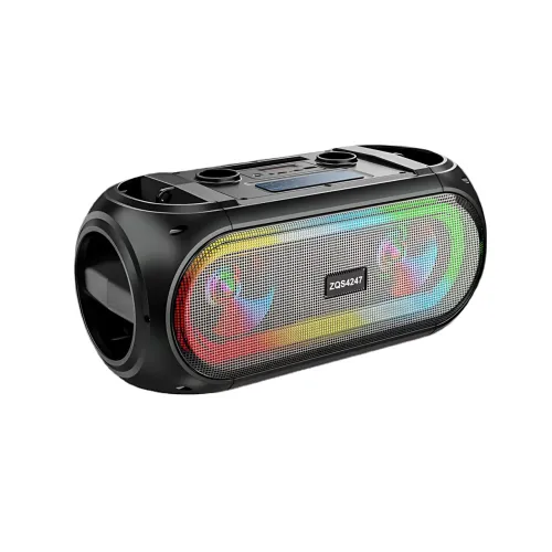 Портативная акустическая Bluetooth колонка ZQS4247 с радиомикрофонами и TWS - фото 3