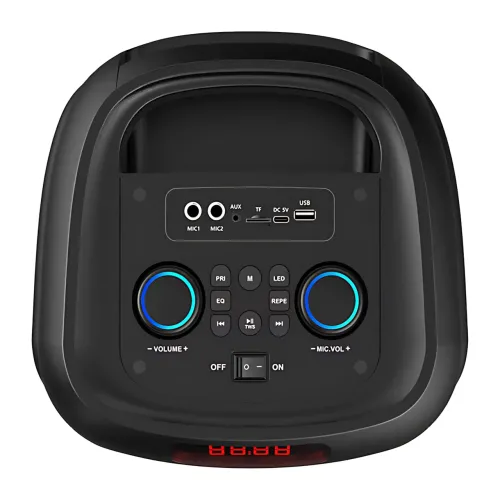 Портативная колонка SING-E ZQS8255 с караоке, Bluetooth, 40 Вт, 12'' динамик, RGB-подсветка, FM-радио - фото 5