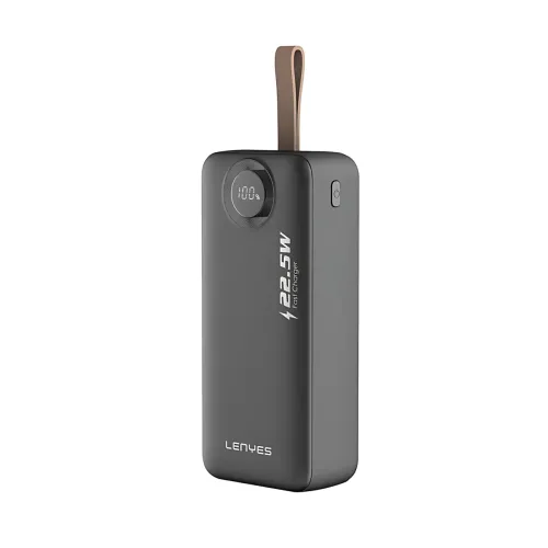 Power bank LENYES PX387D 30000mAh 22.5W с LED дисплеем, поддержкой быстрой зарядки - фото 3