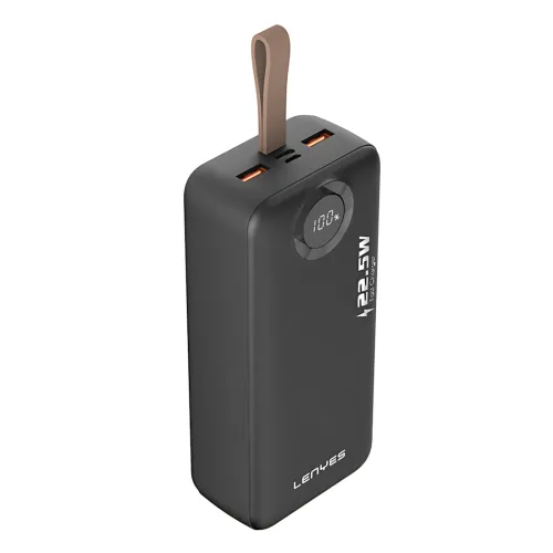 Power bank LENYES PX387D 30000mAh 22.5W с LED дисплеем, поддержкой быстрой зарядки - фото 4