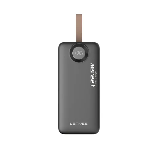 Power bank LENYES PX387D 30000mAh 22.5W с LED дисплеем, поддержкой быстрой зарядки - фото 2