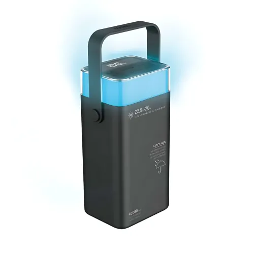 Power Bank LENYES PX492D 40000mAh, 22.5W, 4 порта USB-A и Type-C - фото 2