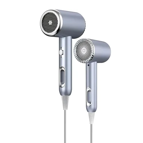 Фен XO CF2 1600W с ионизацией, 3 режимами нагрева, синим светом, защитой от перегрева, длинный шнур 1,6 м - фото 2