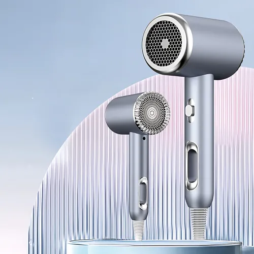 Фен XO CF2 1600W с ионизацией, 3 режимами нагрева, синим светом, защитой от перегрева, длинный шнур 1,6 м - фото 7
