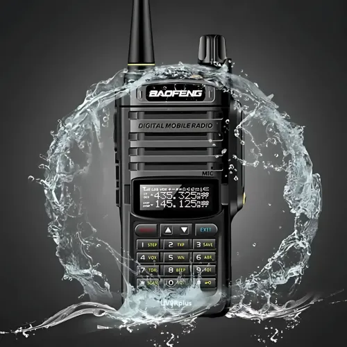 Рация Baofeng UV-9R Plus (IP67, 8 Вт, Dual Band, 2800 мАч, фонарик, FM-радио, III режима мощности) - фото 5