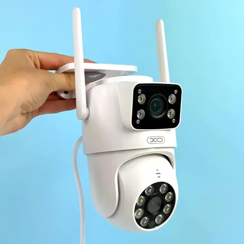 Камера XO CR06 Star 400W Pixel, двоекранная WiFi-камера с Full HD, ночным видением, звуком и ИК-подсветкой - фото 5