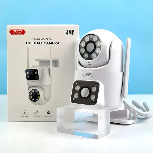 Камера XO CR06 Star 400W Pixel, двоекранная WiFi-камера с Full HD, ночным видением, звуком и ИК-подсветкой - фото 8