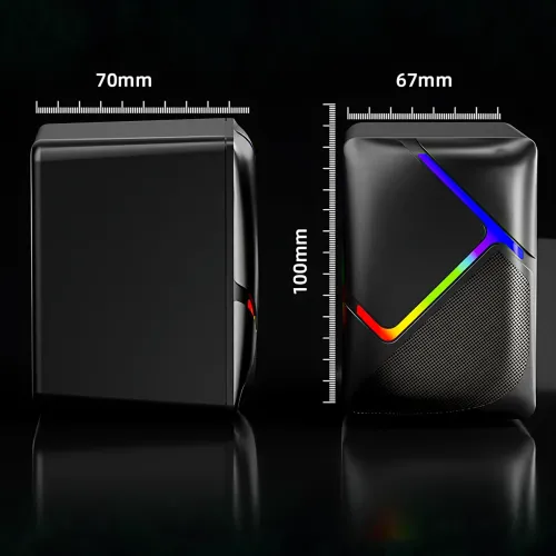 Компьютерные колонки JEDEL S526 2.0 USB с RGB подсветкой, 6 Вт - фото 8