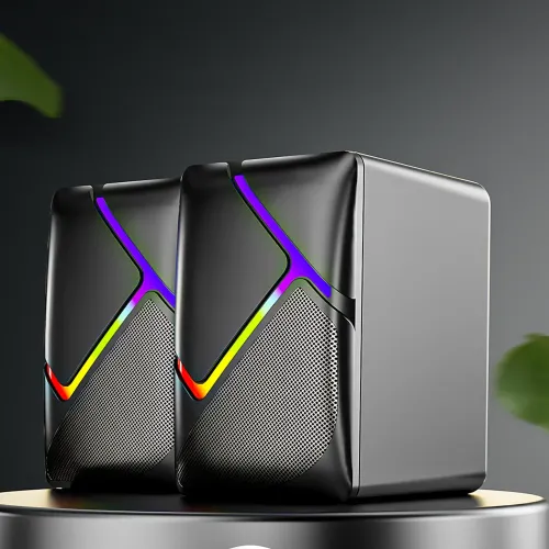 Компьютерные колонки JEDEL S526 2.0 USB с RGB подсветкой, 6 Вт