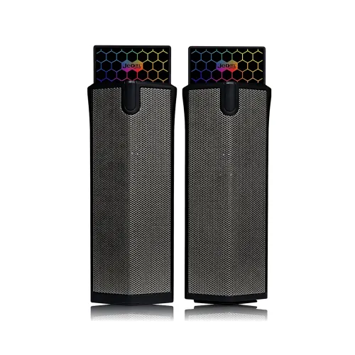 Саундбар JEDEL S562 – стерео 6 Вт, Колонки для PC 2.0 USB, RGB-подсветка, AUX - фото 2