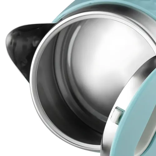Электрочайник BITEK BT-7931, 2 л, 2000 Вт, нержавеющая сталь, голубой Белый - фото 6