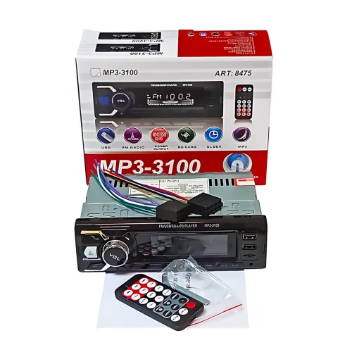 Автомагнитола RIAS 3100 1DIN – Bluetooth, 2xUSB, microSD, AUX, FM, 4x50W + Пульт ДУ - фото 7