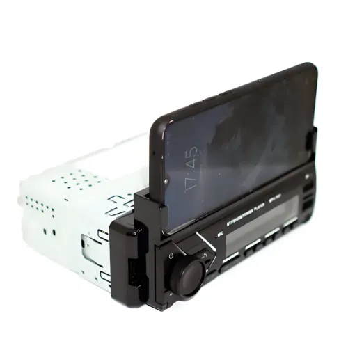 Автомагнітола MP3 7001 BT з тримачем для телефона — 1DIN, Bluetooth, FM, USB, AUX, 45W x 4, RGB-підсвітка - фото 5