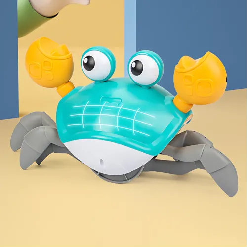 Интерактивный краб Induction Electric Crab BLUE с музыкой и сенсором препятствий - фото 3