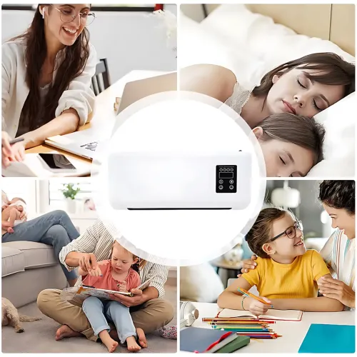 Настенный мобильный кондиционер Wall Air Cooler 800W – зима-лето, пульт ДУ, 3 режима - фото 5