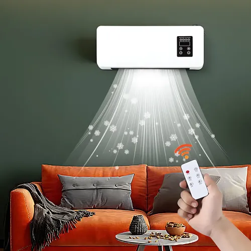 Настенный мобильный кондиционер Wall Air Cooler 800W – зима-лето, пульт ДУ, 3 режима - фото 10
