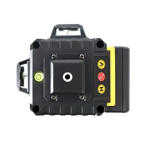Лазерный уровень Laser Level 4D/16 линий, 2 АКБ, Аккумуляторный нивелир самовыравнивающийся, YELLOW - фото 3
