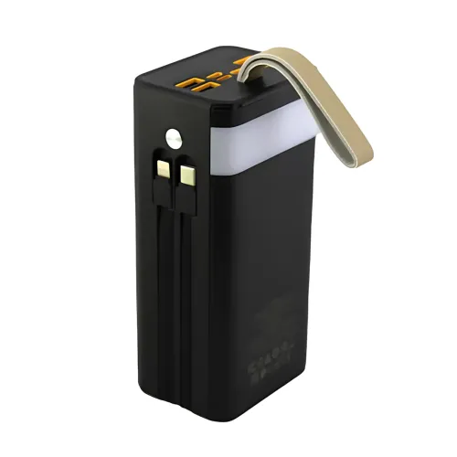 Мобильное зарядное устройство Power Bank Borofone DBT35A 40000mAh, 6 устройств, PD 20W, LED-дисплей, фонарь - фото 6