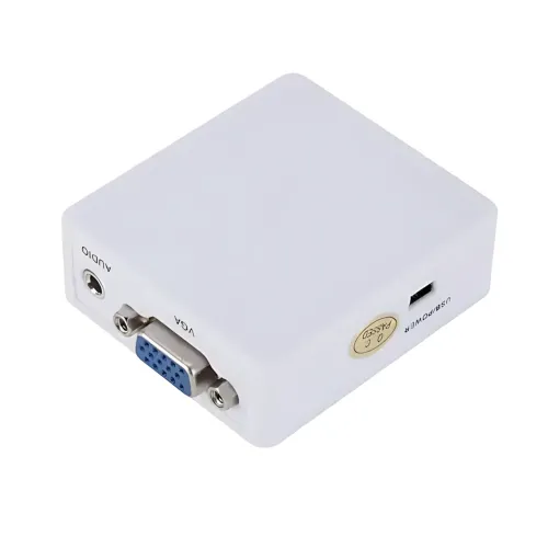 Конвертер VGA to HDMI з аудіо, кабель-адаптер для перетворення VGA на HD (720P/1080i/1080P) - фото 6