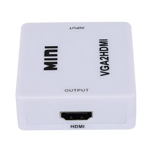 Конвертер VGA to HDMI з аудіо, кабель-адаптер для перетворення VGA на HD (720P/1080i/1080P) - фото 4