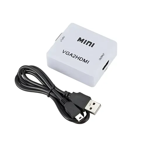 Конвертер VGA to HDMI з аудіо, кабель-адаптер для перетворення VGA на HD (720P/1080i/1080P) - фото 8