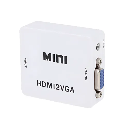 Конвертер HDMI to VGA с аудио 3.5 мм, 1080P, питание от HDMI - фото 3