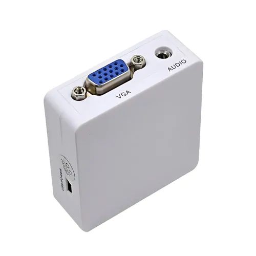 Конвертер HDMI to VGA с аудио 3.5 мм, 1080P, питание от HDMI - фото 4