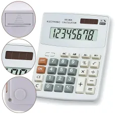 Калькулятор настольный бухгалтерский KK-808 с памятью, функциями процента и квадратного корня