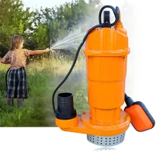 Канализационный насос UKC WQ10-10-0.75, 3150W, 4.2HP, 20000 л/мин, H=16 м, 220V, для грязной воды, непрерывный
