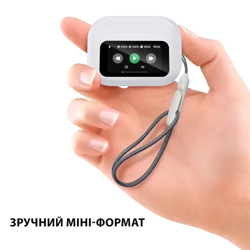 Беспроводные наушники Borofone BW76 Brocade – Bluetooth 5.4, сенсорный экран, ANC, TWS, микрофон, 4 ч работы - фото 9