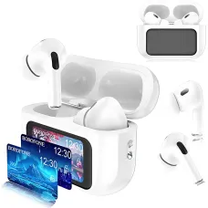 Беспроводные наушники Borofone BW76 Brocade – Bluetooth 5.4, сенсорный экран, ANC, TWS, микрофон, 4 ч работы