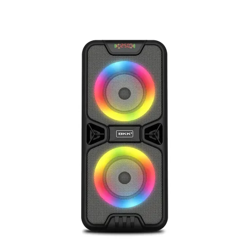 Портативная Bluetooth-колонка BKK B86 – 20 Вт, LED-подсветка, FM-радио, USB, TF, AUX, MIC, аккумулятор 3000 мА - фото 2