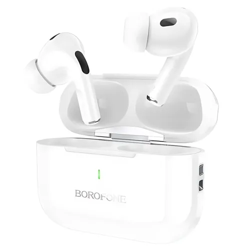 Bluetooth Гарнитура Borofone BW59 True с кейсом, беспроводные наушники с сенсорным управлением - фото 3