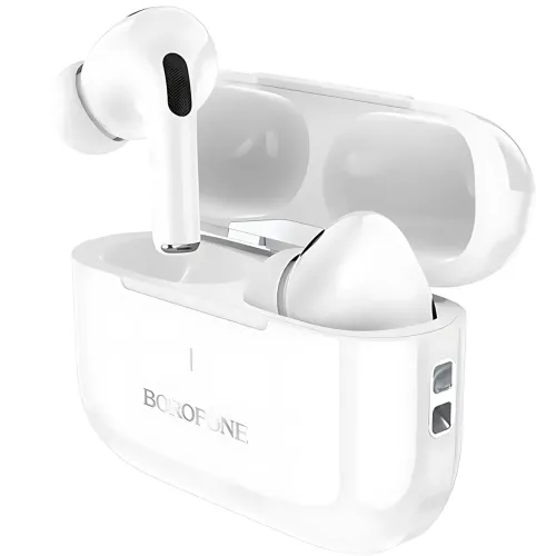 Bluetooth Гарнитура Borofone BW59 True с кейсом, беспроводные наушники с сенсорным управлением - фото 5