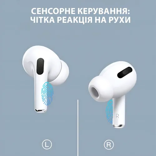 Bluetooth Гарнитура Borofone BW59 True с кейсом, беспроводные наушники с сенсорным управлением - фото 8