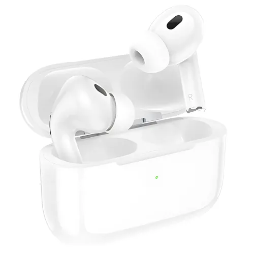 Bluetooth-гарнитура Borofone BW82, стерео, сенсорное управление, Bluetooth 5.4, LED-индикатор, белый - фото 2