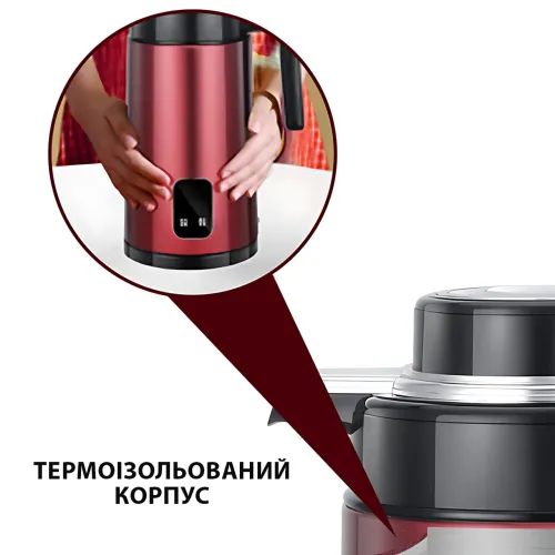 ​​​​​​​Электрический чайник-термос Zepline ZP-123, 3 л, 2200 Вт, нержавеющая сталь, автоотключение + термостат Черный - фото 7