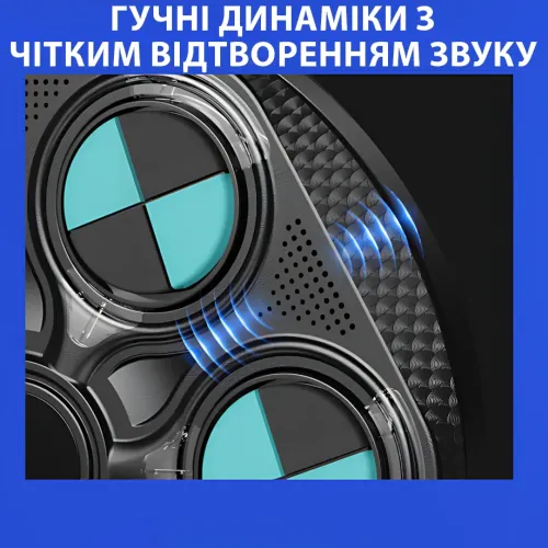 Боксерский тренажер LY-737 с музыкой, RGB-подсветкой и перчатками, настенный, 41.5×41.5 см - фото 6