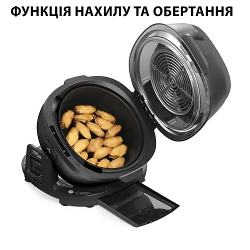 Smart-аэрогриль Zepline ZP-140, аэрофритюр 10 л, 4000 Вт, 18 программ, сенсорное управление, черный - фото 7