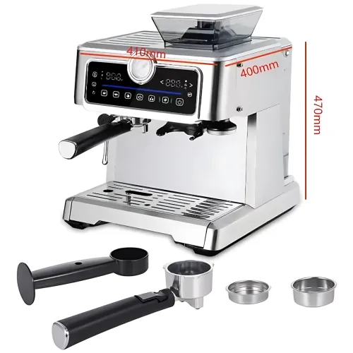 Кофеварка эспрессо с кофемолкой Zepline ZP-7305A – 3000 Вт, 20 Бар, сенсорное управление, капучинатор, 1.5 л - фото 10
