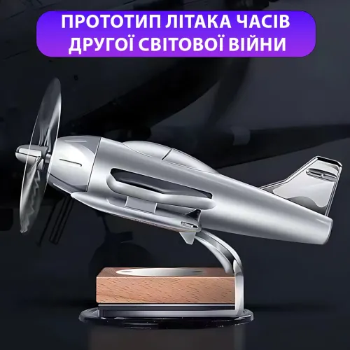 Автомобильный ароматизатор «Самолет» на солнечной панели вращающийся, на приборную панель - фото 8