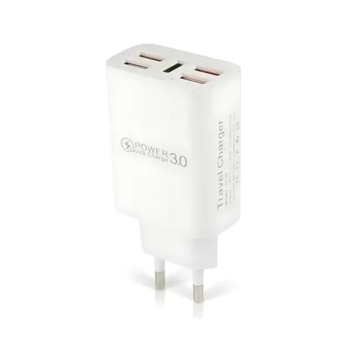 Зарядное устройство Travel Charger 27-52, 220В 3,5А QC3.0 USBx5 – 5 портов, Quick Charge 3.0, 100-240V, белый - фото 2