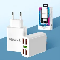 Зарядное устройство Travel Charger 27-52, 220В 3,5А QC3.0 USBx5 – 5 портов, Quick Charge 3.0, 100-240V, белый