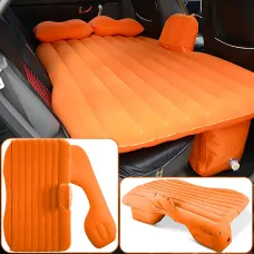 Надувной автомобильный матрас Car Mattress (140x87x45 см) с подушками, насосом 12V, велюровым покрытием