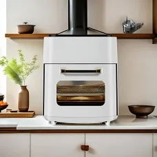 Аеро Гриль + фритюрниця + Сушарка 3в1 Zepline ZP-111 – 15 л, 3500 Вт, сенсорне керування, 8 програм Білий
