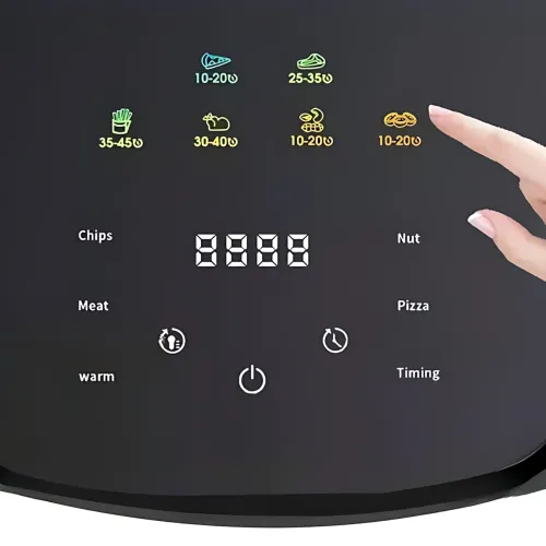 Аеро Гриль + фритюрниця + Сушарка 3в1 Zepline ZP-111 – 15 л, 3500 Вт, сенсорне керування, 8 програм Білий - фото 6